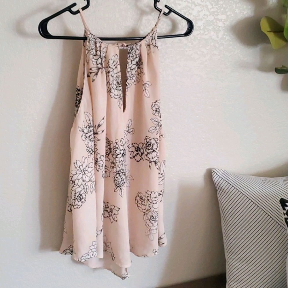 Pink Floral Tank